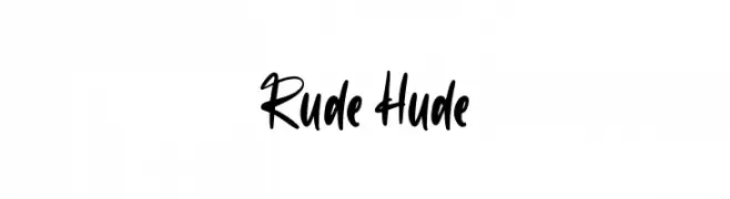 Rude Hude  Fuentes Gratis Descargar