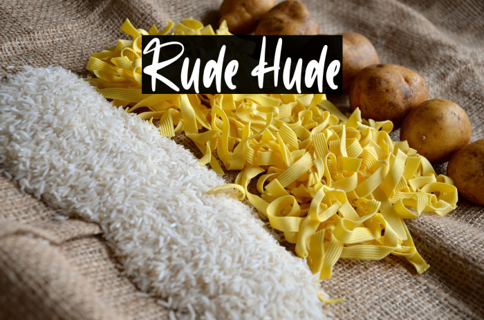 Rude Hude Example 1