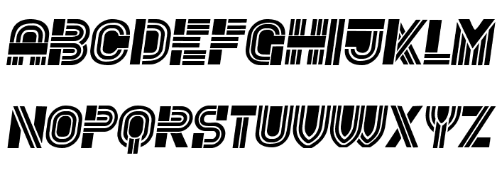Rude Italic Font LOWERCASE