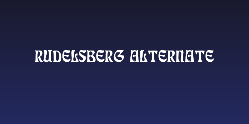 Rudelsberg Alternate Social Header