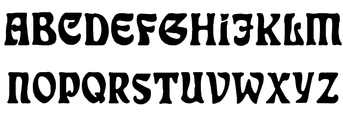 Rudelsberg-Initialen Font LOWERCASE