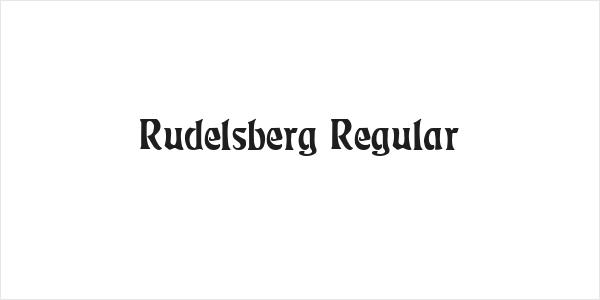 Rudelsberg Regular Logo