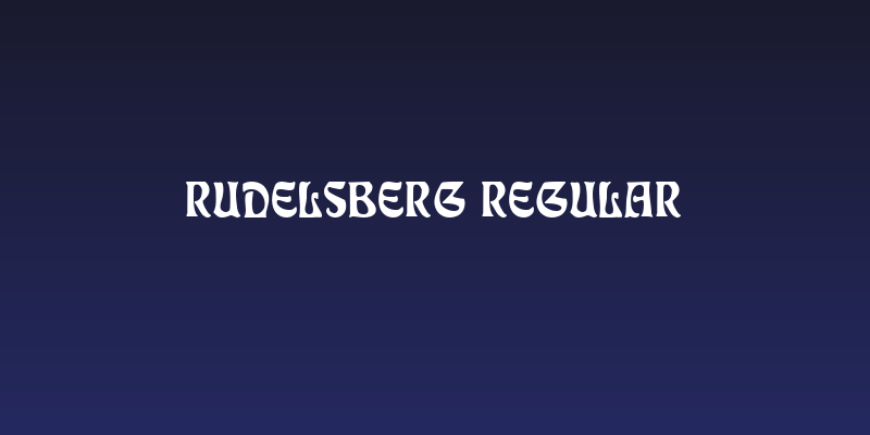 Rudelsberg Regular Social Header