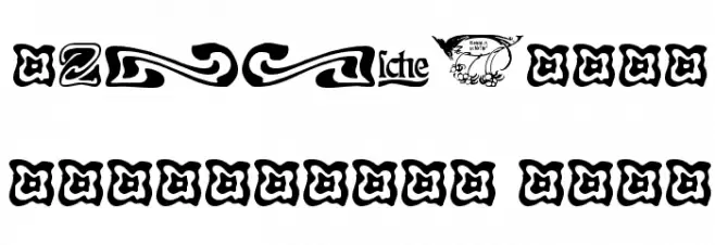 Rudelsberg-Schmuck Font OTHER CHARS