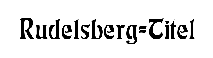 Rudelsberg-Titel  Free Fonts Download