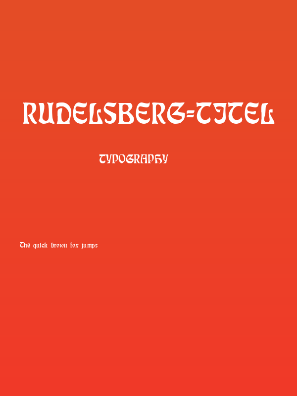 Rudelsberg-Titel Poster
