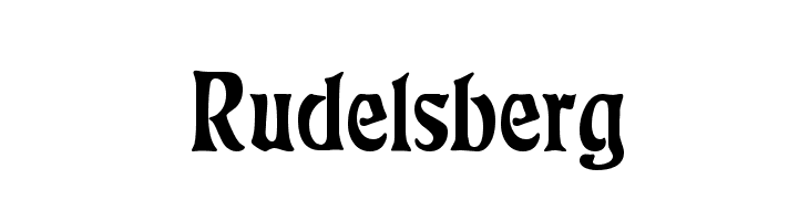 Rudelsberg  font caratteri gratis