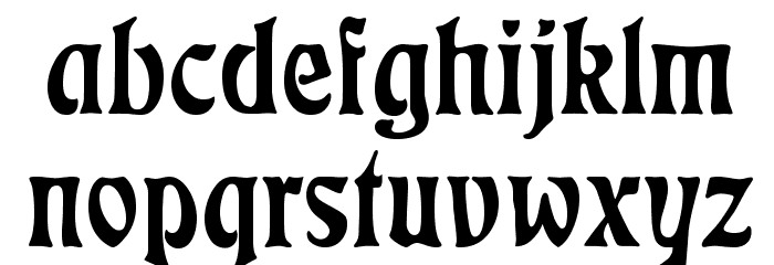 RudelsbergAlternate Font LOWERCASE