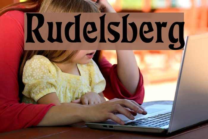 Rudelsberg Font examples