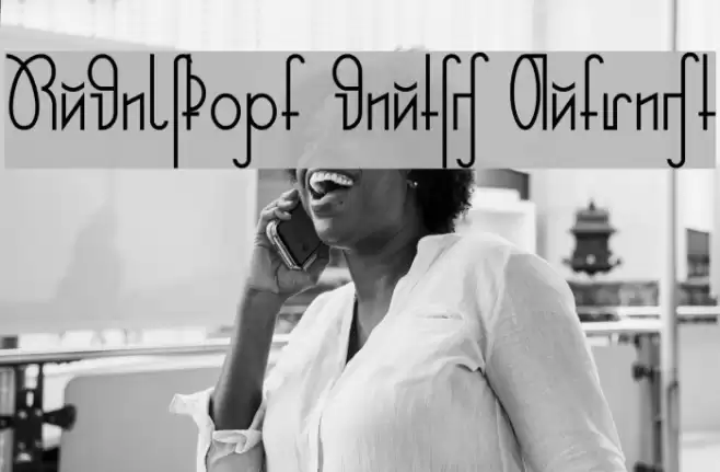 Rudelskopf deutsch Aufrecht Font examples