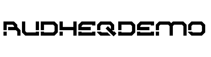 RudheqDemo  Free Fonts Download
