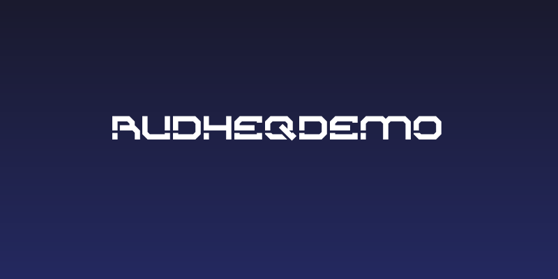 RudheqDemo Social Header