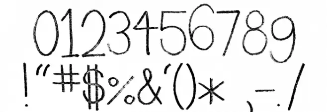 Rudiment Font OTHER CHARS