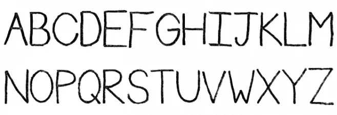 Rudiment Шрифта ВЕРХНИЙ