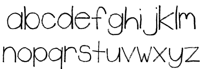 Rudiment Font LOWERCASE