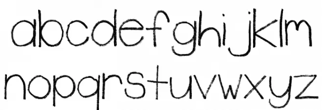 Rudiment 字体 小写