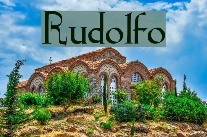 Rudolfo Font examples
