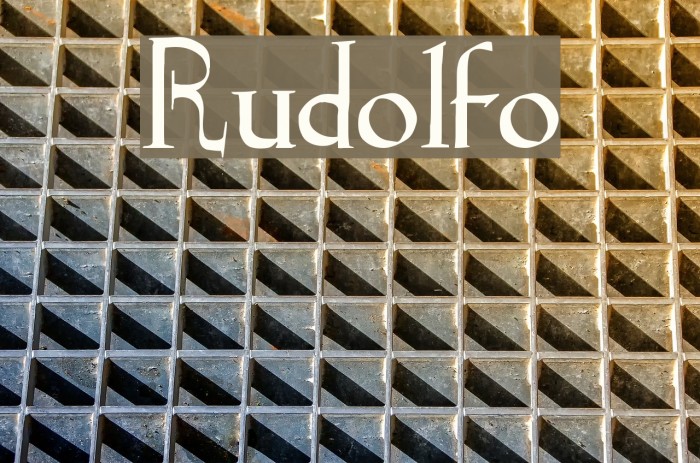 Rudolfo Font examples
