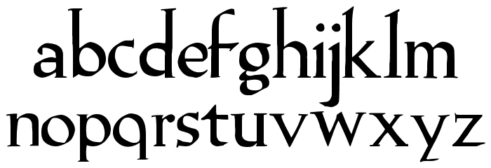 Rudolfo Font LOWERCASE