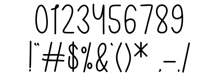 Rudolph Font OTHER CHARS