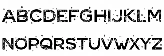 Rudolph خط أحرف صغيرة