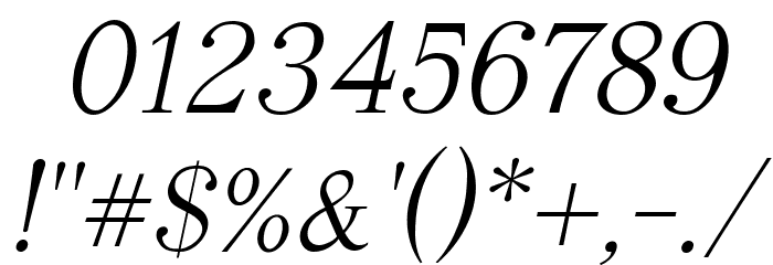 Rudolphin Oblique Font OTHER CHARS