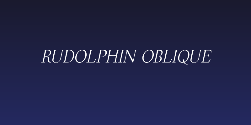Rudolphin Oblique Social Header