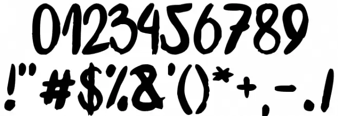 Rue Mademoiselle Font OTHER CHARS