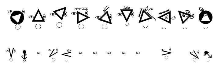 RuebenNosesFour Font OTHER CHARS