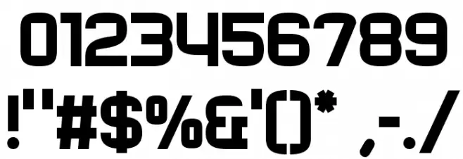 Rueck Font OTHER CHARS