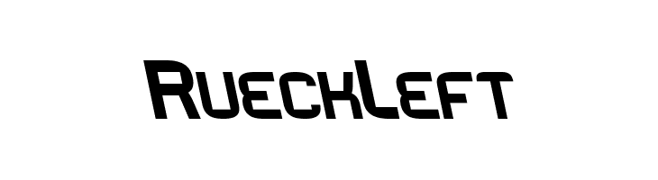 RueckLeft  Fuentes Gratis Descargar