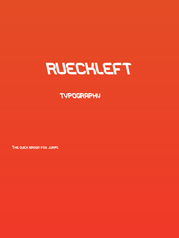 RueckLeft Poster