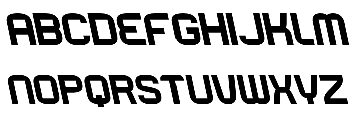 RueckLeft Font LOWERCASE