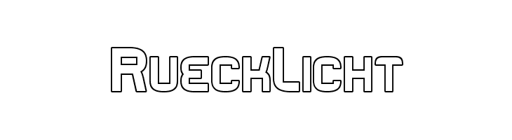 RueckLicht Fonte