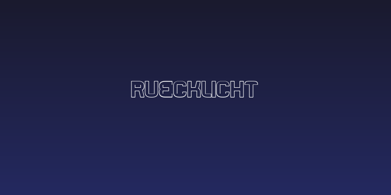 RueckLicht Social Header