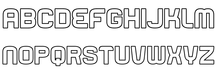 RueckLicht Font LOWERCASE