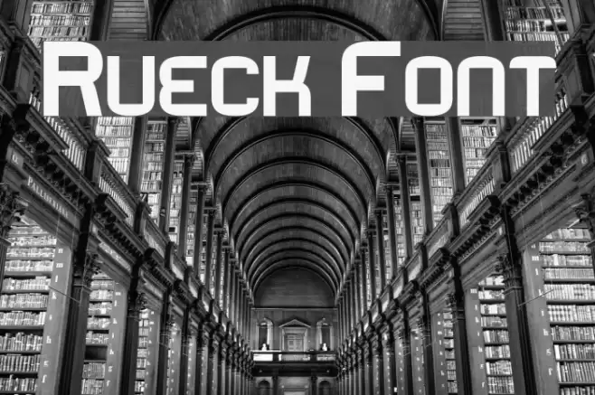 Rueck Font examples