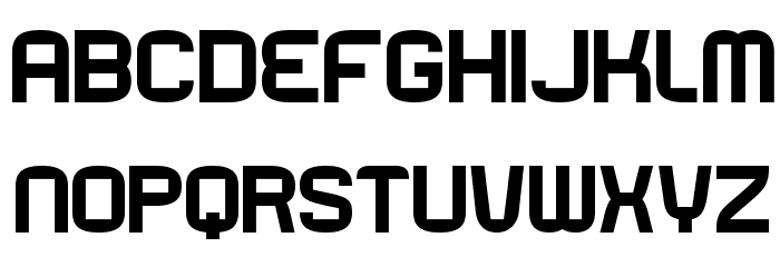 Rueck Font LOWERCASE