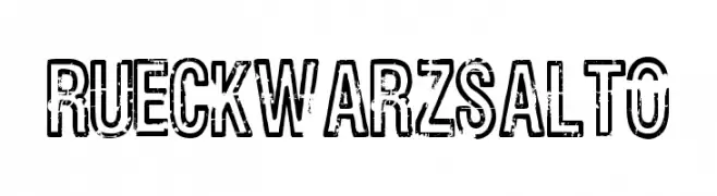 Rueckwarzsalto  baixar fontes gratis