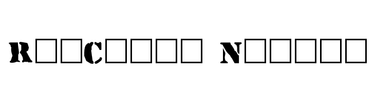 RufCrate Normal Font