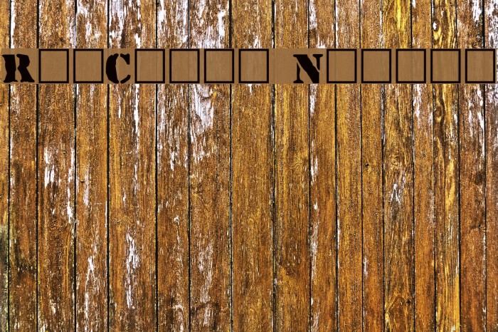 RufCrate Normal Font examples