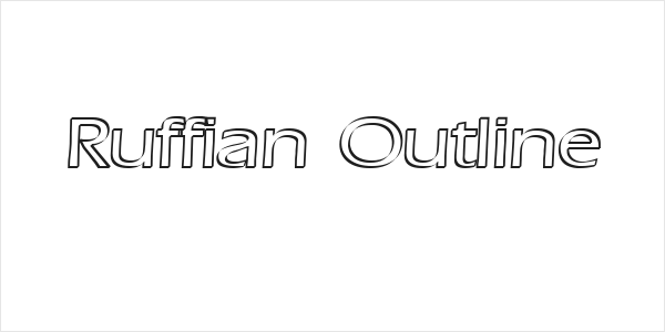 Ruffian Outline Logo