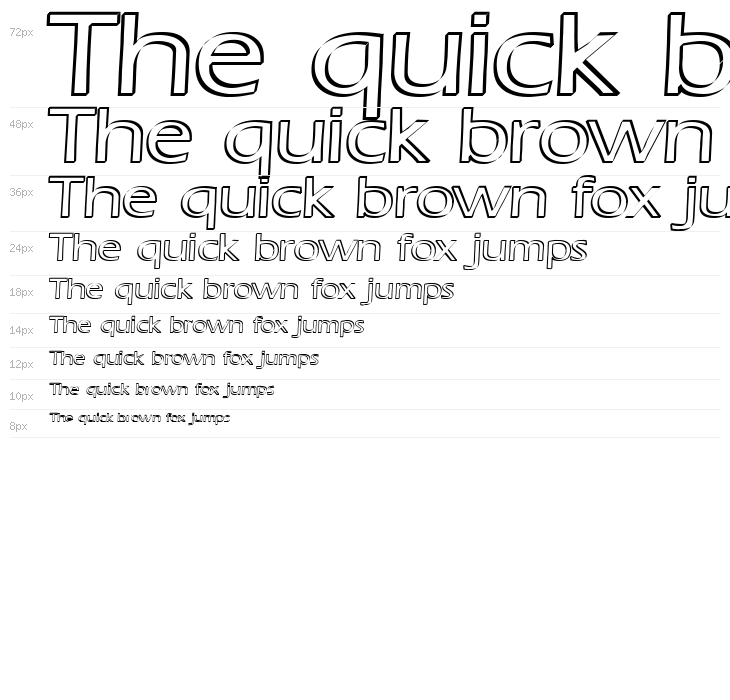 Ruffian Outline Waterfall