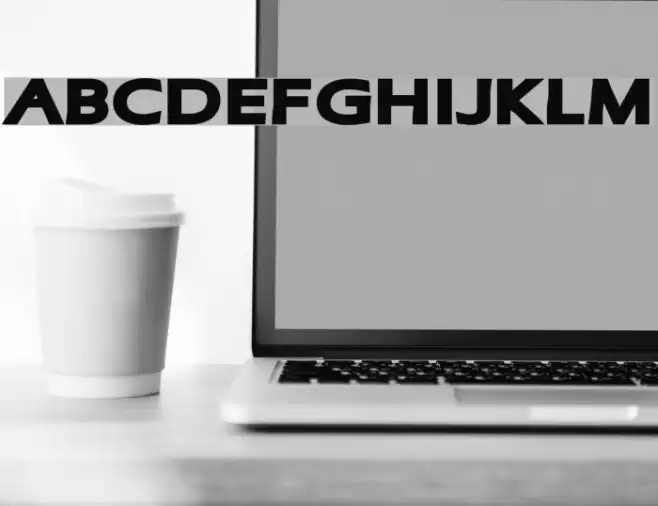 Ruffian bold Font examples