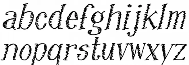 Ruffiano & Loseri फ़ॉन्ट लोअरकेस