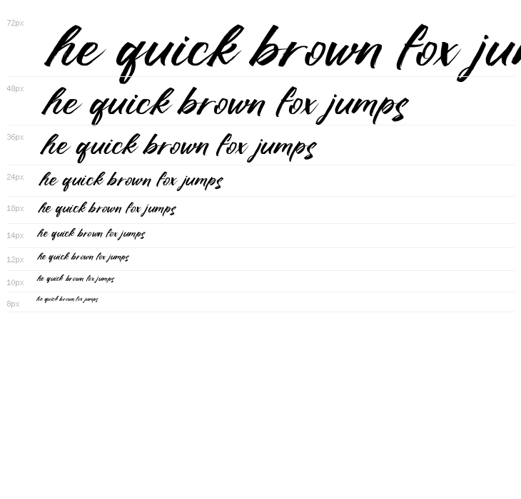 Ruffle Script DEMO Regular Waterfall