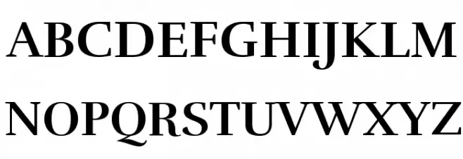 Rufina Bold Schriftart Groß