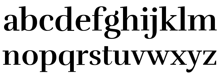 Rufina Bold Font LOWERCASE