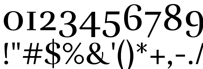 Rufina Font OTHER CHARS