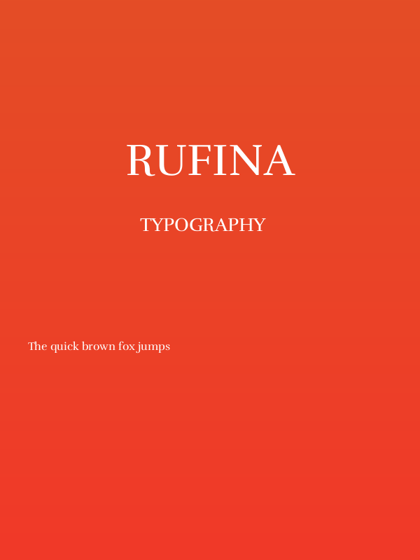 Rufina Poster